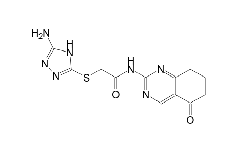 acetamide, 2-[(5-amino-4H-1,2,4-triazol-3-yl)thio]-N-(5,6,7,8-tetrahydro-5-oxo-2-quinazolinyl)-