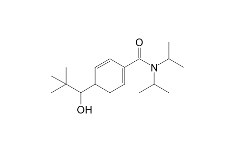 4-(1-hydroxy-2,2-dimethyl-propyl)-N,N-diisopropyl-cyclohexa-1,5-diene-1-carboxamide