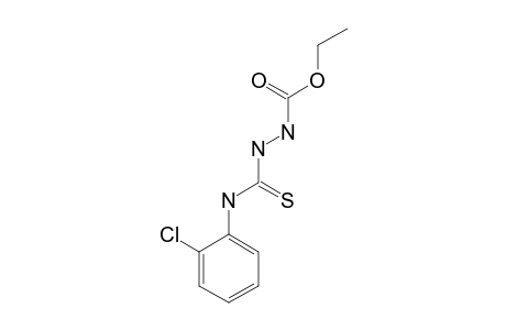 3-[(o-chlorophenyl)thiocarbamoyl] carbazic acid, ethyl ester