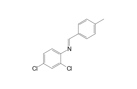 2,4-dichloro-N-(p-methylbenzylidene)aniline