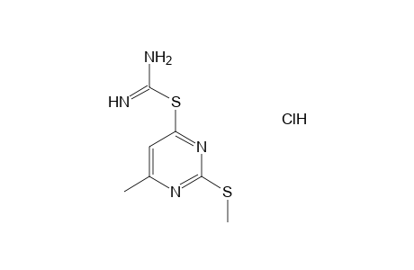 4-(amidinothio)-6-methyl-2-(methylthio)pyrimidine, hydrochloride