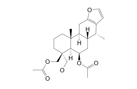 CORDYLANE_A;6-BETA-ACETOXYCASSA-18-BETA-ACETOXY-12,15-DIEN-19-ALPHA-OL