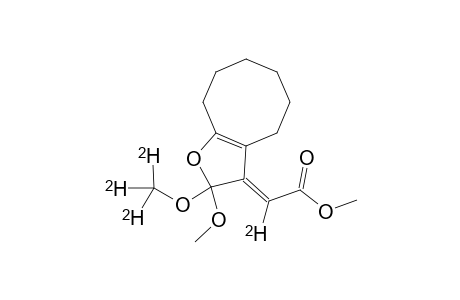 METHYL-D4-(E)-2-(2,2-DIMETHOXY-4,5,6,7,8,9-HEXAHYDROCYCLOOCTA-[B]-FURAN-3(2H)-YLIDENE)-ACETATE