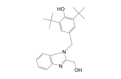 2,6-DI-tert-BUTYL-alpha-[2-(HYDROXYMETHYL)-1-BENZIMIDAZOLYL]-p-CRESOL