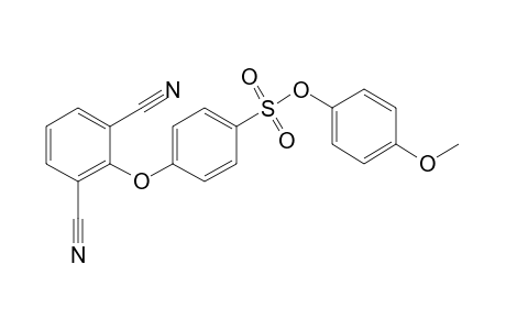 p-(2,6-dicyanophenoxy)benzenesulfonic acid, p-methoxyphenyl ester