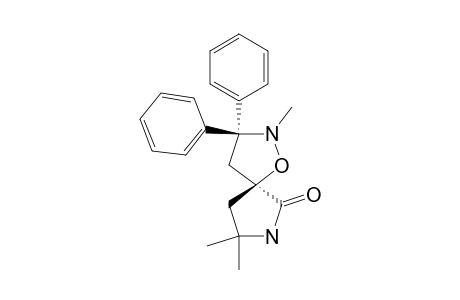 3,3-DIPHENYL-6-OXO-8,8-DIMETHYL-1-OXA-2,7-DIAZASPIRO-[4.4]-NONANE