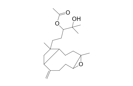 4,5-Epoxy-14-acetoxy-xeniaphyllandiol