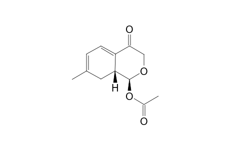 (1S,8aR) 4-oxo-7-methyl-3,4,8,8a-tetrahydro-1H-isochromen-1-yl acetate