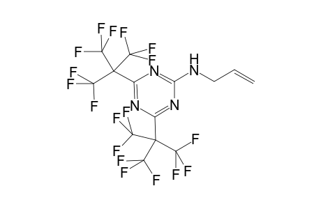 N-Allyl-4,6-bis[2,2,2-trifluoro-1,1-bis(trifluoromethyl)ethyl]-1,3,5-triazin-2-amine