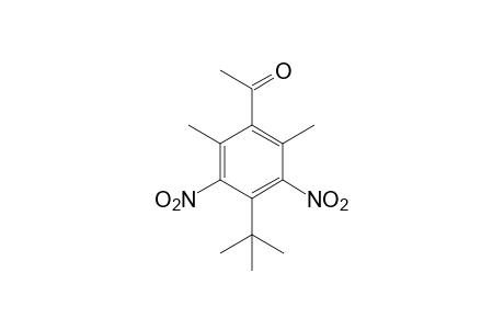 4'-Tert-butyl-2',6'-dimethyl-3',5'-dinitroacetophenone