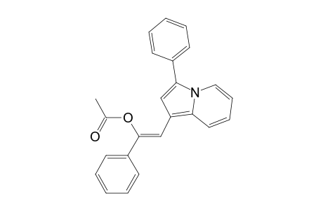 Benzenemethanol, .alpha.-[(3-phenyl-1-indolizinyl)methylene]-, acetate (ester), (Z)-