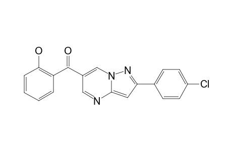 6-(2-HYDROXYBENZOYL)-2-(4-CHLOROPHENYL)-PYRAZOLO-[1,5-A]-PYRIMIDINE