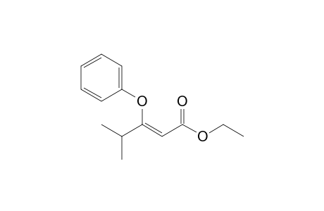 (Z)-ethyl 4-methyl-3-phenoxypent-2-enoate