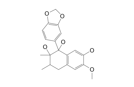 5-METHOXY-3',4'-METHYLENEDIOXY-2,7'-CYClOLIGNAN-4,7',8'-TRIOL