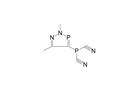 4-DICYANOPHOSPHINO-2,5-DIMETHYL-2H-1,2,3-SIGMA(2)-DIAZAPHOSPHOLE