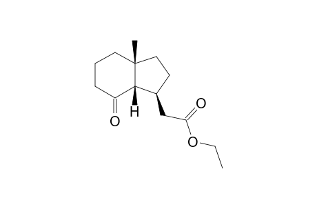 ETHYL-(1R*,3AS*,7AR*)-HEXAHYDRO-3A-METHYL-7-OXO-1-INDAN-ACETATE