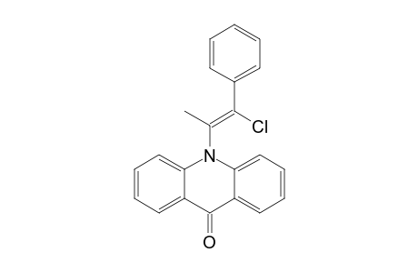 10-(2-CHLOR-1-METHYL-2-PHENYLETHENYL)-9(10H)-ACRIDINONE