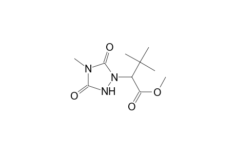 2-(4-Methyl-3,5-dioxo-1,2,4-triazolidin-1-yl)-3,3-dimethylbutanoic Acid Methyl Ester