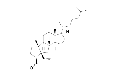 5-VINYL-A,B-BISNOR-5-BETA-CHOLESTANE-3-BETA-CARBALDEHYDE