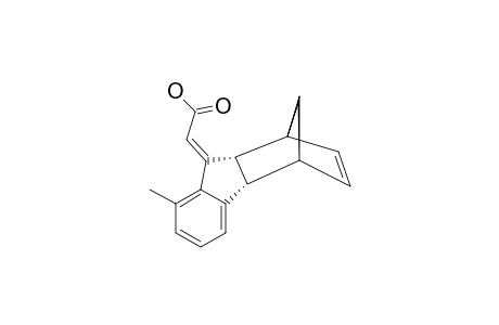 ENDO-(E)-(8'-METHYL-1',4',4A',9A'-TETRAHYDRO-1',4'-METHANO-9H-FLUOREN-9'-YLIDENE)-ETHANOIC-ACID