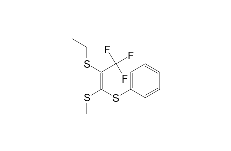 (E)-2-(ETHYLTHIO)-3-(METHYLTHIO)-3-(PHENYLTHIO)-1,1,1-TRIFLUOROPROP-2-ENE