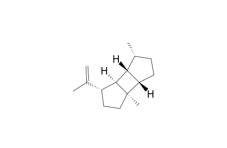 (1R*,2S*,5R*,6R*,7R*,8S*)-1,5-DIMETHYL-8-(1'-METHYLETHENYL)-TRICYClO-[5.3.0.2(2,6)]-DECANE;PRESPATANE