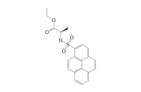 N-(1-PYRENESULFONYL)-L-ALANINE_ETHYLESTER;PYR-ALA-O-ET