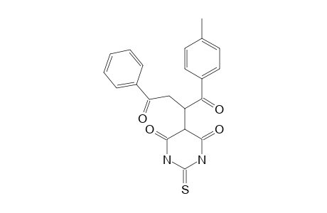 5-[1'-(4-METHYLBENZOYL)-2'-BENZOYL-ETHYL]-2-THIOXO-PYRIMIDINE-4,6-DIONE