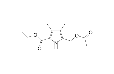 Ethyl 5-[(acetyloxy)methyl]-3,4-dimethyl-1H-pyrrole-2-carboxylate