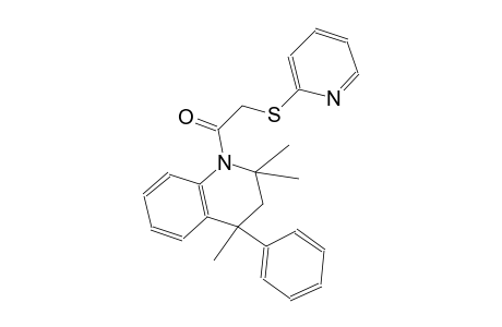 2-oxo-2-(2,2,4-trimethyl-4-phenyl-3,4-dihydro-1(2H)-quinolinyl)ethyl 2-pyridinyl sulfide