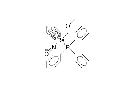 Cyclopentadienyl-methoxymethyl-nitrosyl-triphenylphosphino rhenium