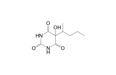 5-hydroxy-5-(1-methylbutyl)barbituric acid