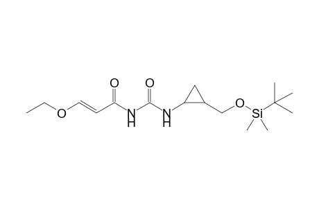 (+-)-trans-[2-(tert-Butyldimethylsilyloxymethyl)cyclopropyl]-3-(3-ethoxyacryloyl)urea