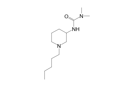 1,1-DIMETHYL-3-(1-PENTYL-3-PIPERIDYL)UREA