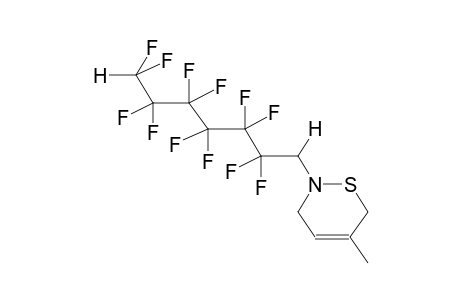 2-(2,2,3,3,4,4,5,5,6,6,7,7-DODECAFLUOROHEPTYL)-5-METHYL-3,6-DIHYDRO-1,2-THIAZINE