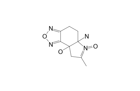 5A-AMINO-7-METHYL-8A-HYDROXY-4,5,5A,8A-TETRAHYDRO-8-H-PYRROLO-[2.3-E]-BENZOFURAZAN-6-OXIDE