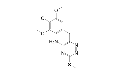 5-amino-3-(methylthio)-6-(3,4,5-trimethoxybenzyl)-as-triazine