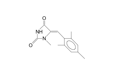 (Z)-1-Methyl-5-([2,4,6-trimethyl-phenyl]-methylene)-hydantoin