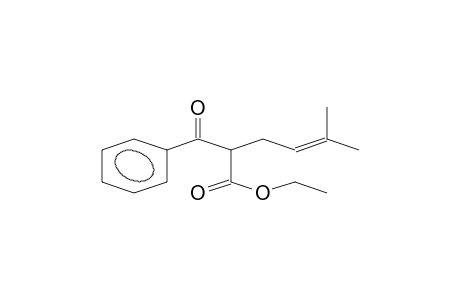 BENZENEPROPANOIC ACID, .ALPHA.-(3-METHYL-2-BUTENYL)-.BETA.-OXO- ETHYL ESTER