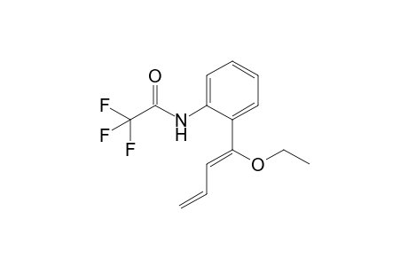 N-{2-[(Z)-1-Ethoxybuta-1,3-dienyl]phenyl}-2,2,2-trifluoroacetamide