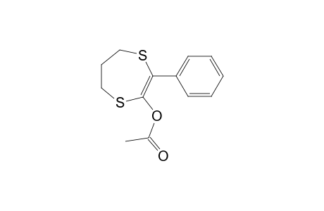 3-Phenyl-6,7-dihydro-5H-1,4-dithiepin-2-yl acetate