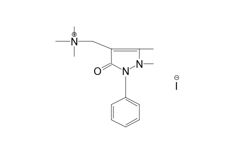 [(2,3-dimethyl-5-oxo-1-phenyl-3-pyrazolin-4-yl)methyl]trimethylammonium iodide