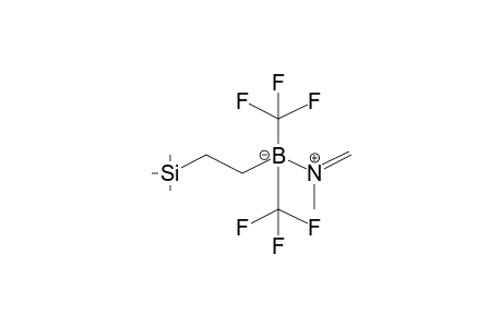 Ethane, 1-trimethylsilyl-2-[bis(trifluoromethyl)borane]@methylmethyleneimine-