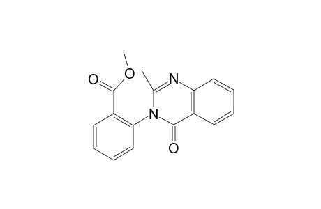 2-(2-METHYL-4-OXO-4-H-QUINAZOLINE-3-YL)-BENZOIOC_ACID_METHYLESTER;3-(2-CARBOMETHOXYPHENYL)-2-METHYL-4-(3-H)-QUINAZOLINONE