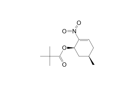 Propanoic acid, 2,2-dimethyl-, 5-methyl-2-nitro-2-cyclohexen-1-yl ester, (1R-cis)-