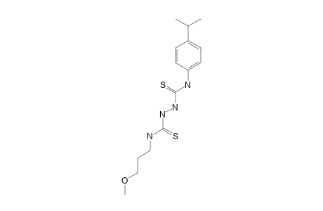 1-(p-cumenyl)-2,5-dithio-6-(3-methoxypropyl)biurea