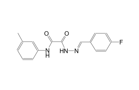 N-(3-methylphenyl)-N'-(4-fluorobenzylideneamino)oxalic diamide