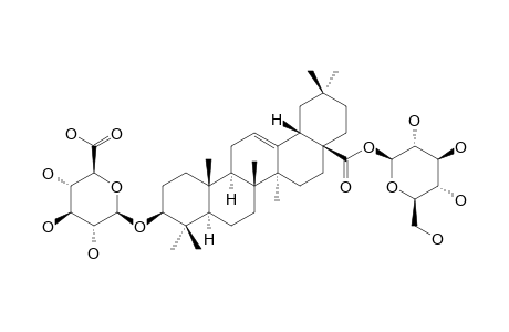 CHIKUSETSUSAPONIN-IVA;3-O-[BETA-D-GLUCURONOPYRANOSYL]-28-O-BETA-D-GLUCOPYRANOSYL-OLEANOLIC-ACID