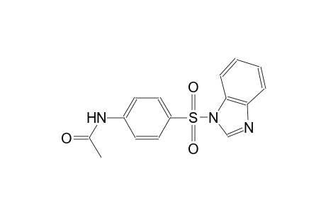 N-[4-(1H-benzimidazol-1-ylsulfonyl)phenyl]acetamide