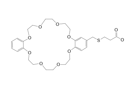 2-(2-XYDROXYCARBONYL-ETHYL-THIOMETHYL)-DIBENZO-[24]-CROWN-8